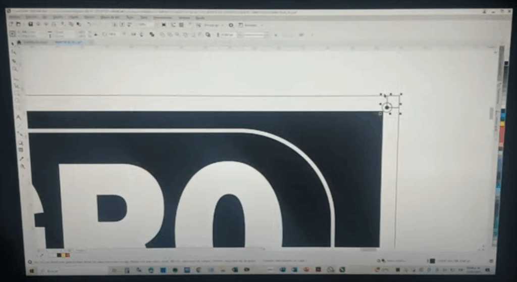 dibujo de placa antes de ser grabada